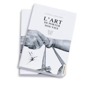 livre lart de porter nos vies justine lepoutere premiere couverture